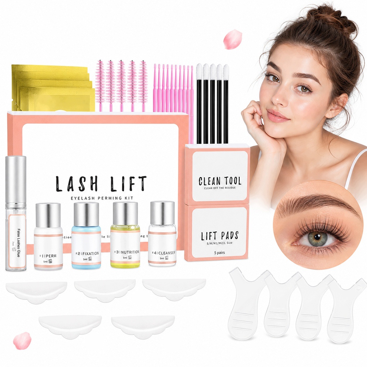 Sada Pro Lifting A Trvalou Laminaci Řas A Obočí Iconsign Lash Lift
