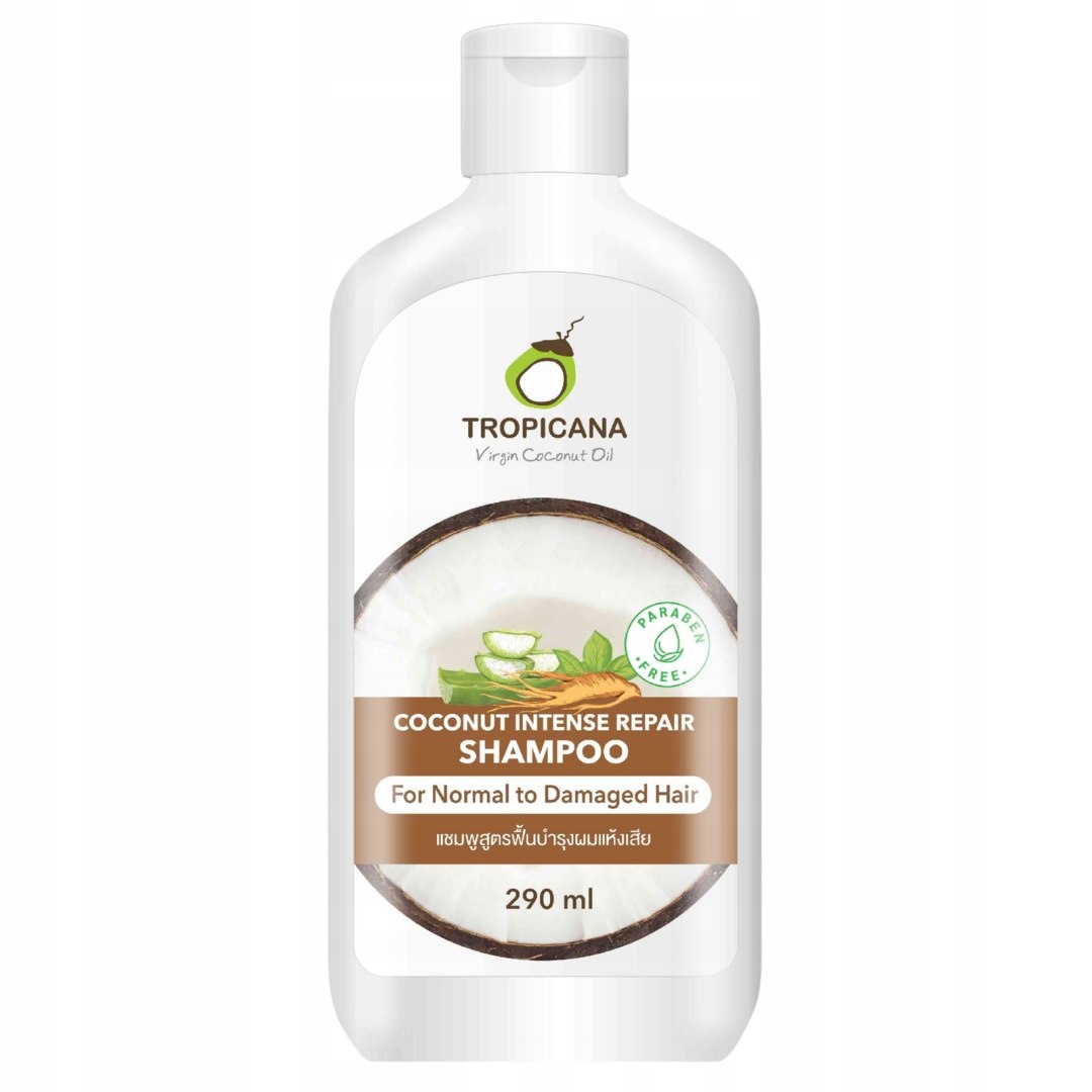 Tropicana Virgin Coconut Oil Bio Intenzivně regenerační Šampon na vlasy