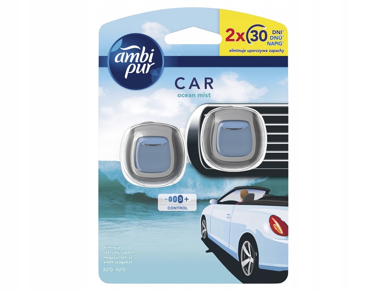 

Odświeżacz samochodowy Ambi Pur Ocean Duo 2 sztuki