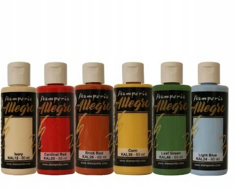 Stamperia Barvy Allegro Sunflower Art (6 Ks) (KALKIT39)