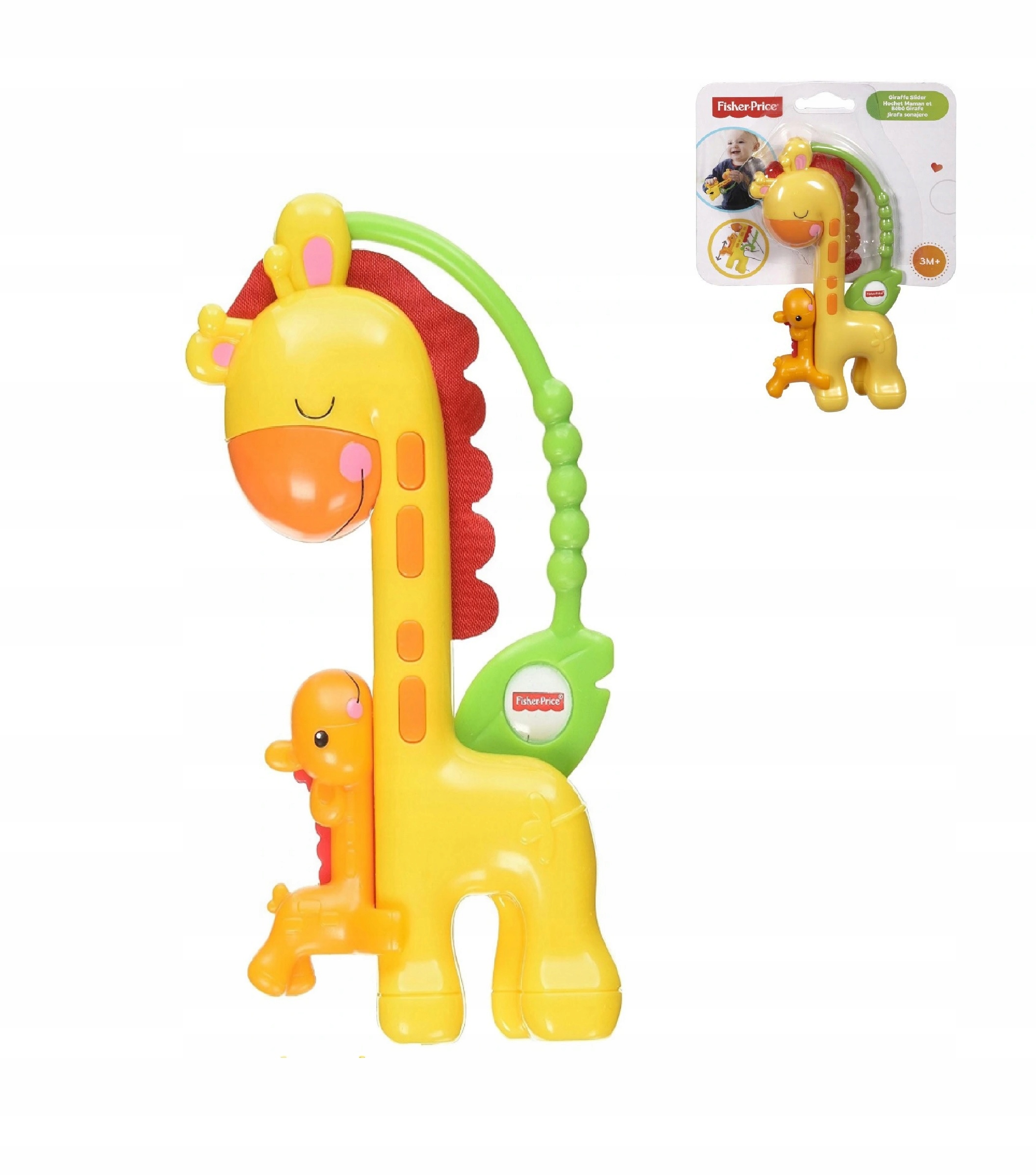 

Fisher Price Grzechotka Żyrafka Suwaczek CGR92