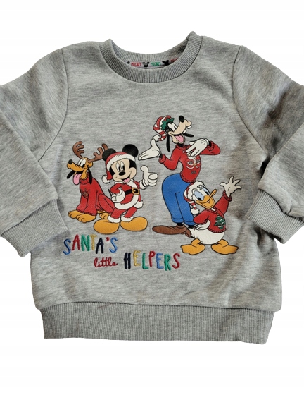 

Bluza Disney Primark z meszkiem świąteczna rozm 80