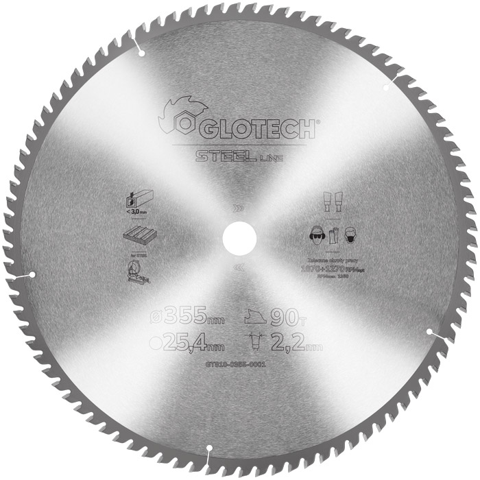 Globus Pilový kotouč na řezání kovu 305x30x2,5/2,0/80z Glotech