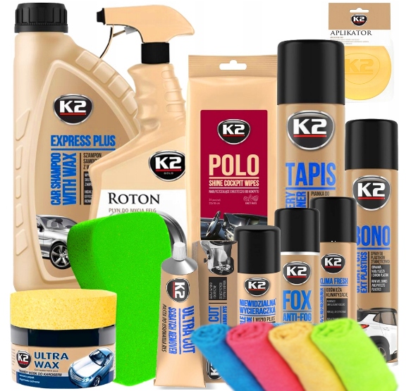 K2 Mega набір косметики для догляду за автомобілем