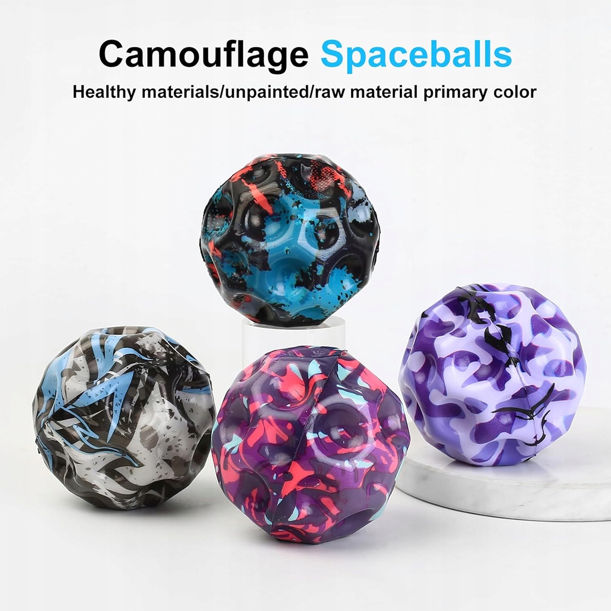 PIŁKA SKACZĄCA WYSOKO ODBIJAJĄCA SIĘ SUPER WYCZYNOWA PIŁECZKA 4 SZT PREZENT Wiek dziecka 6 lat +