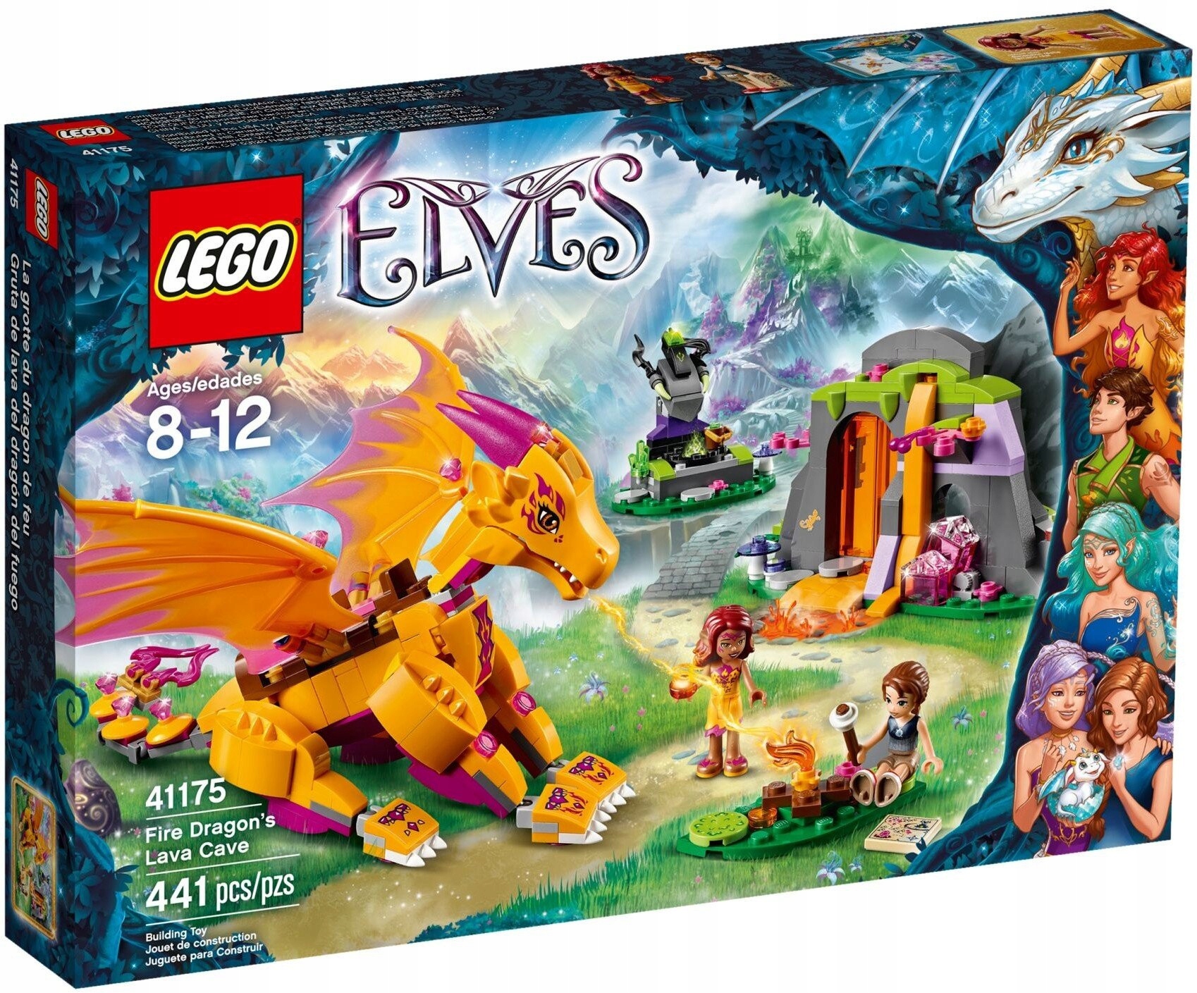 Lego Elves 41175 Jeskyně Dračího ohně Nové