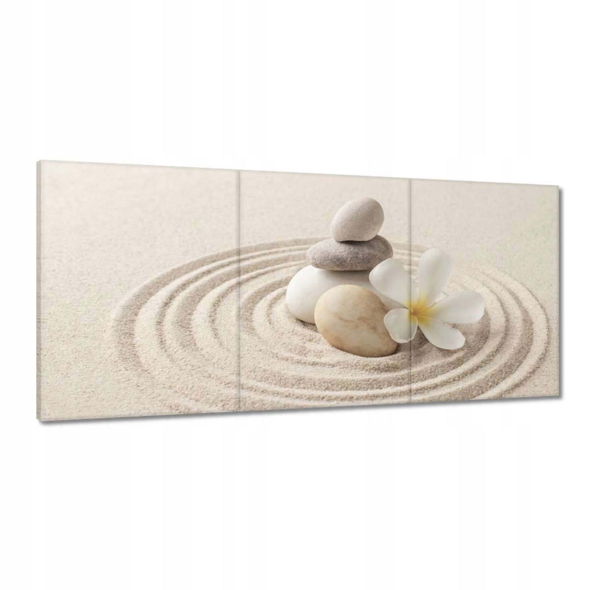 Obrazy 210x100 Kruhy na piesku a kamienky Spa