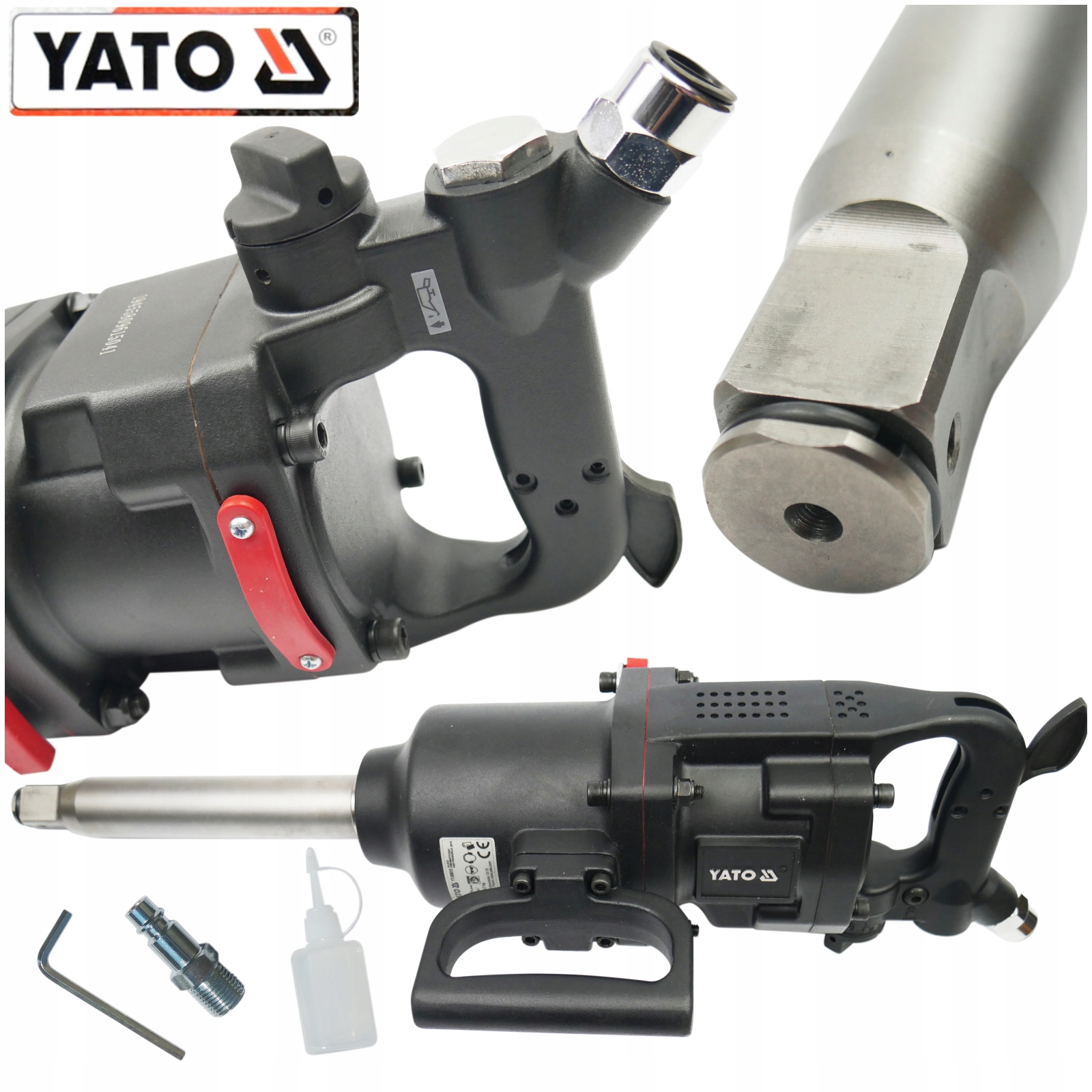 Pneumatický Kľúč 1" 3200 Nm YT-09615 Yato
