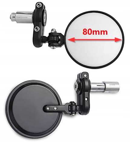 LUSTERKA OKRĄGŁE REGULOWANE CUSTOM CAFE CHOPPER Producent O24