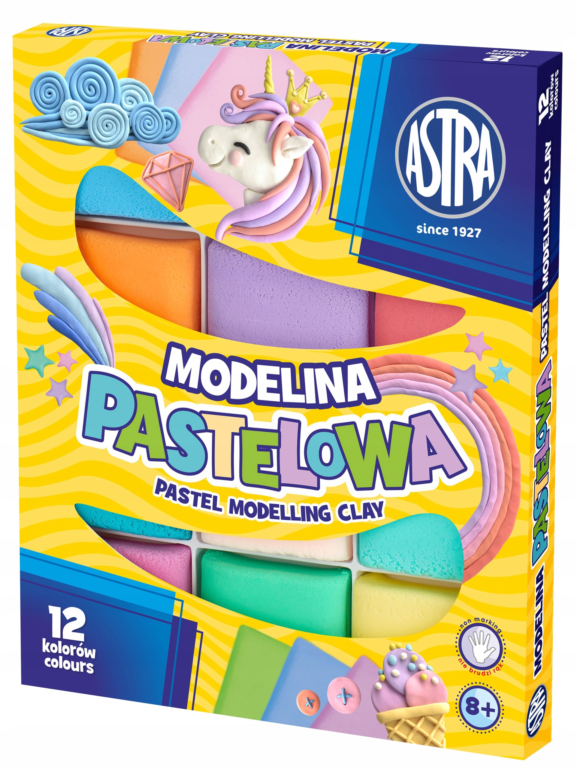 125022 MODELINA PASTELOWA 12 KOLORÓW ASTRA