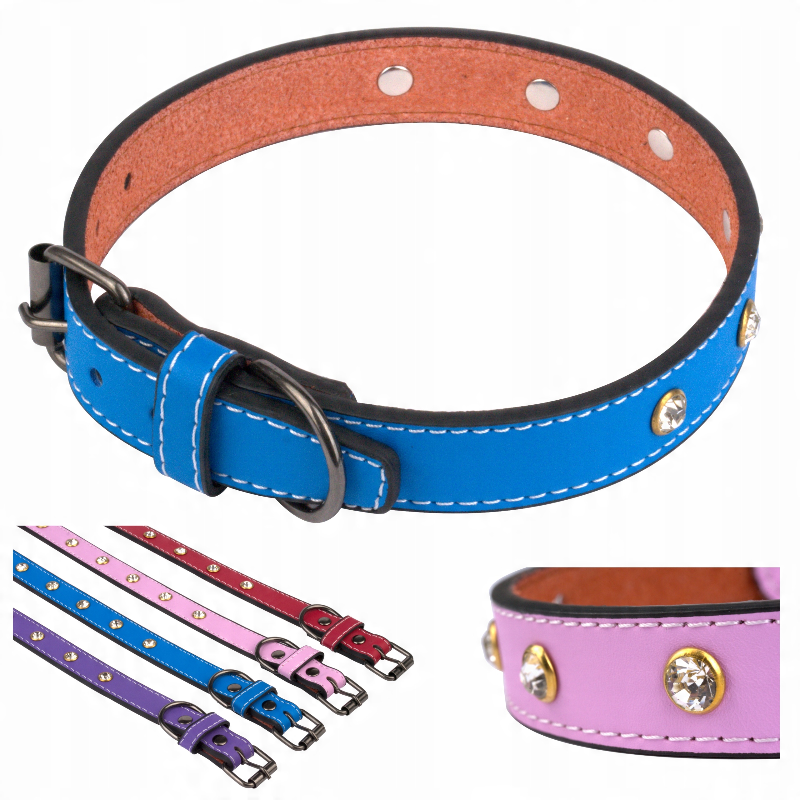 

Obroża Dla Małego Psa gruba mocna 32-38cm M