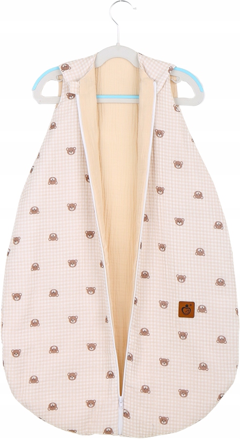 МУСЛИНОВЫЙ СПАЛЬНЫЙ МЕШОК РЕГУЛИРУЕМЫЙ ДЕТСКИЙ ДВОЙНОЙ СВЕТ BABYMAM