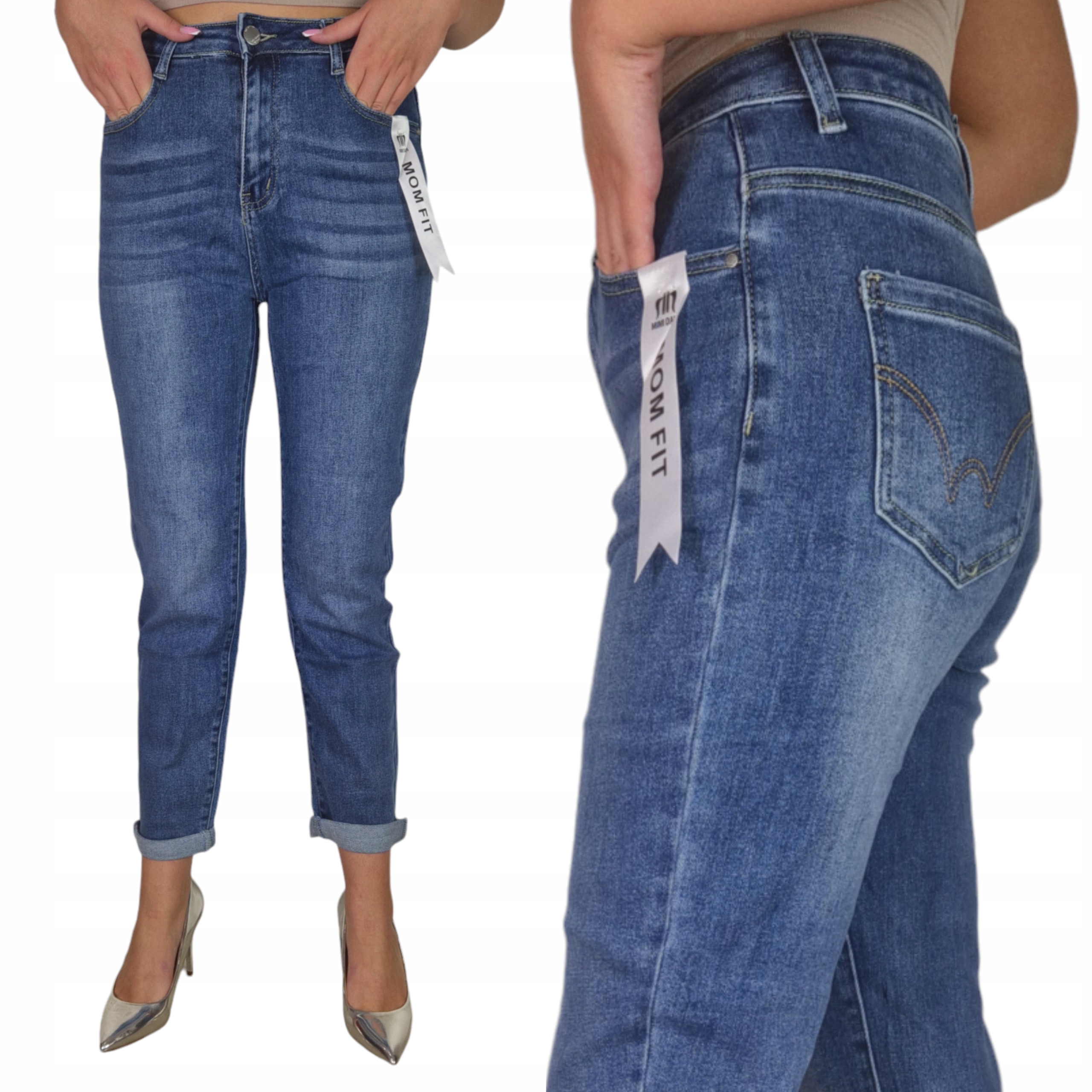 Dámské kalhoty Džíny Úzké Nohavice Klasické Modelovací