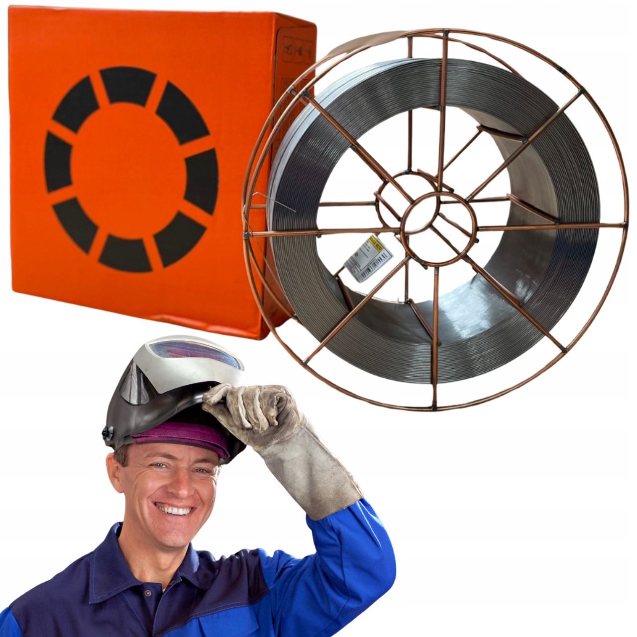 Neměděný svařovací drát Tysweld 0,8 mm T20 SG2 cívka 15 kg Eco