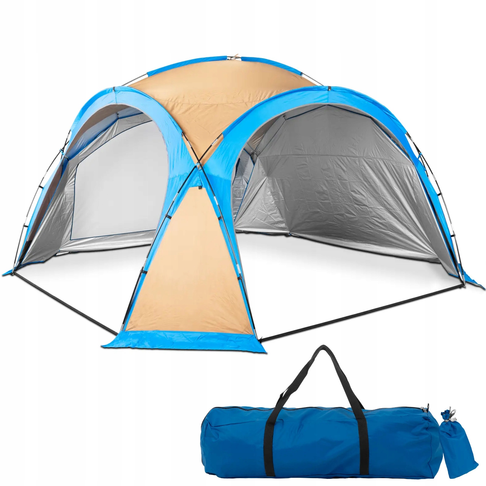 Plážový záhradný pavilón 420 x 420 x 235 cm