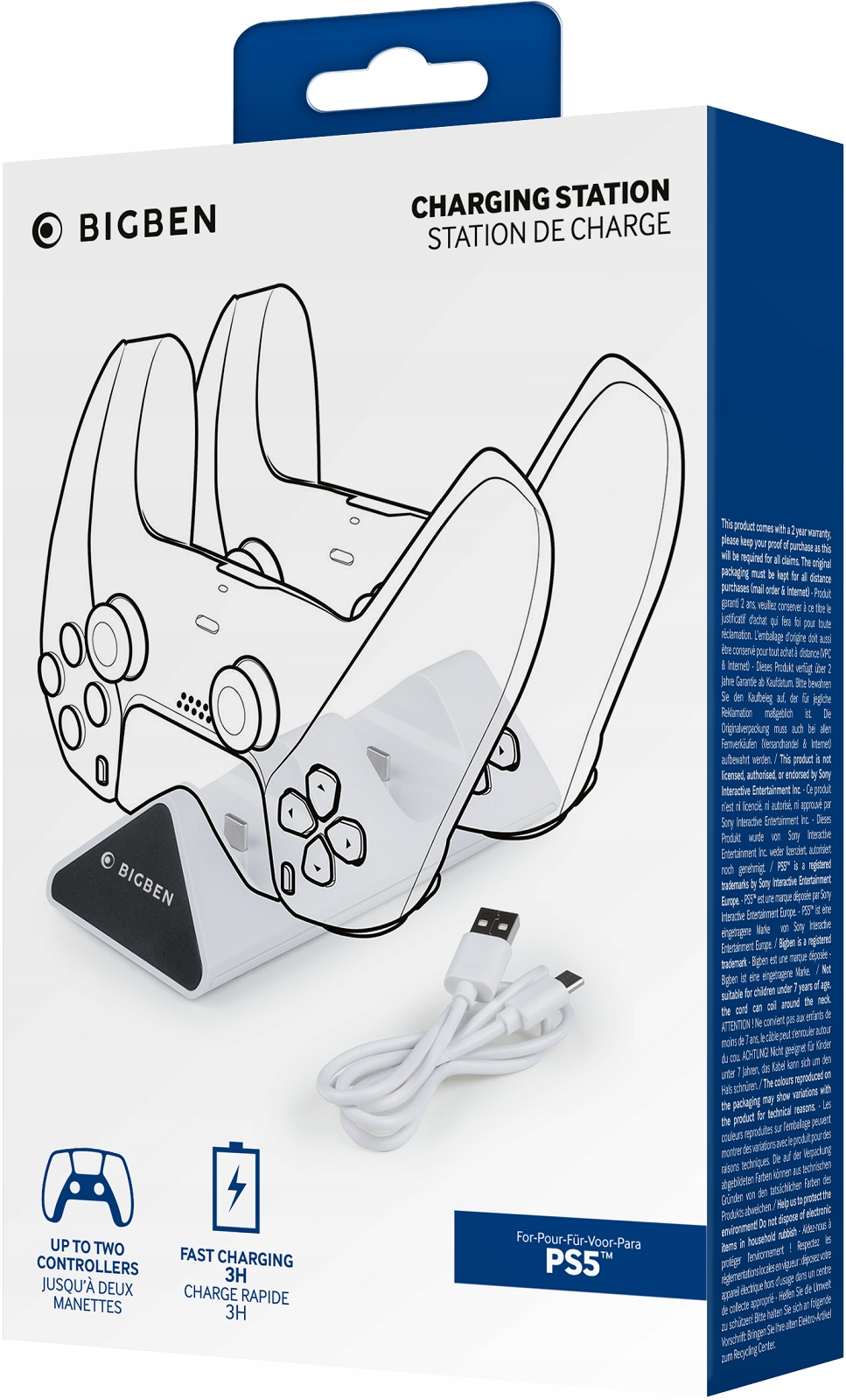 BIG BEN PS5 Ładowarka do padów USB-C Dualsense