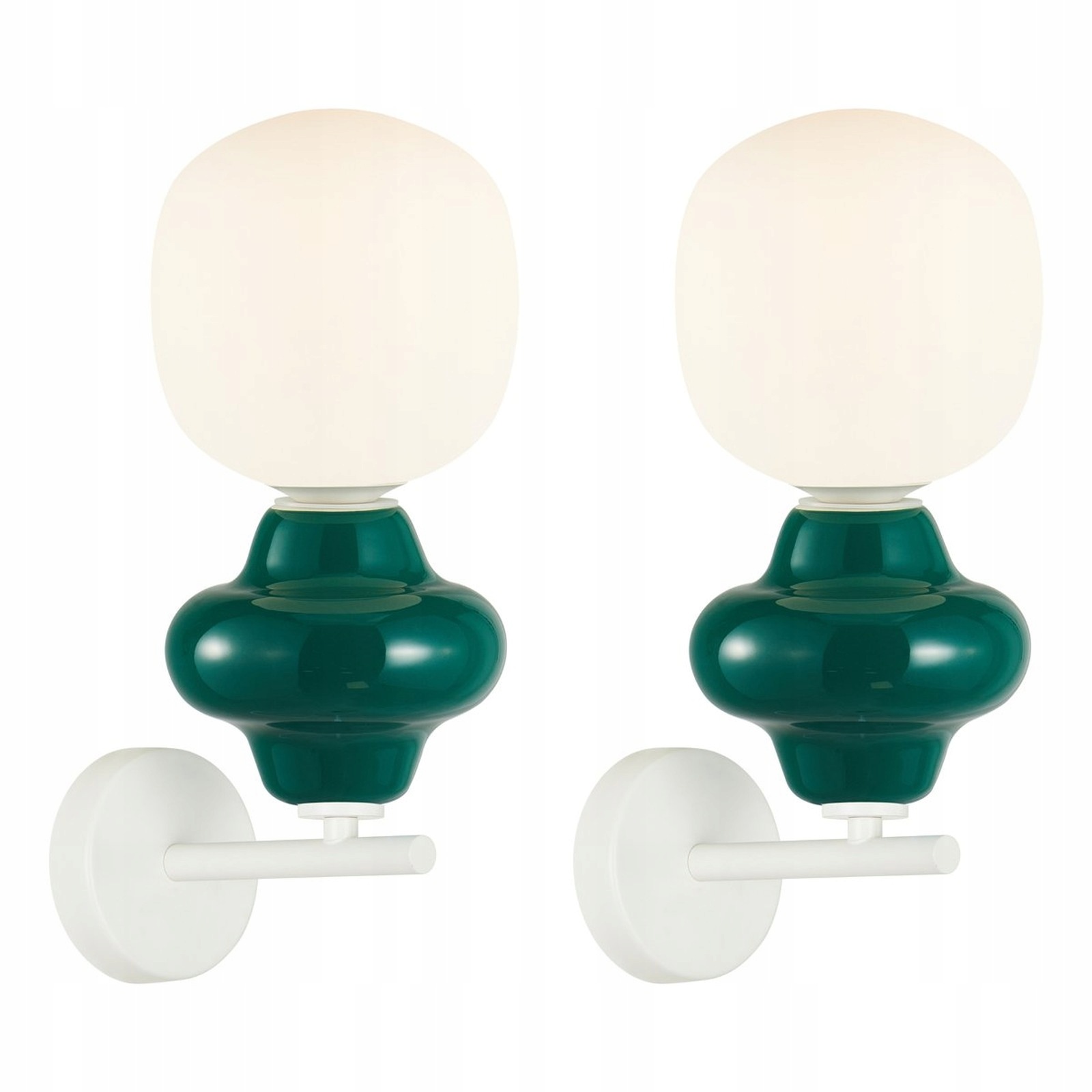 Sada 2 elegantních zelených nástěnných lamp Latera Italux