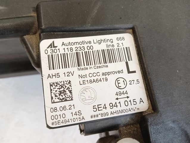 Frontscheinwerfer Skoda Octavia III 5E LED Links Scheinwerfer Headlight - Thumbnail 3