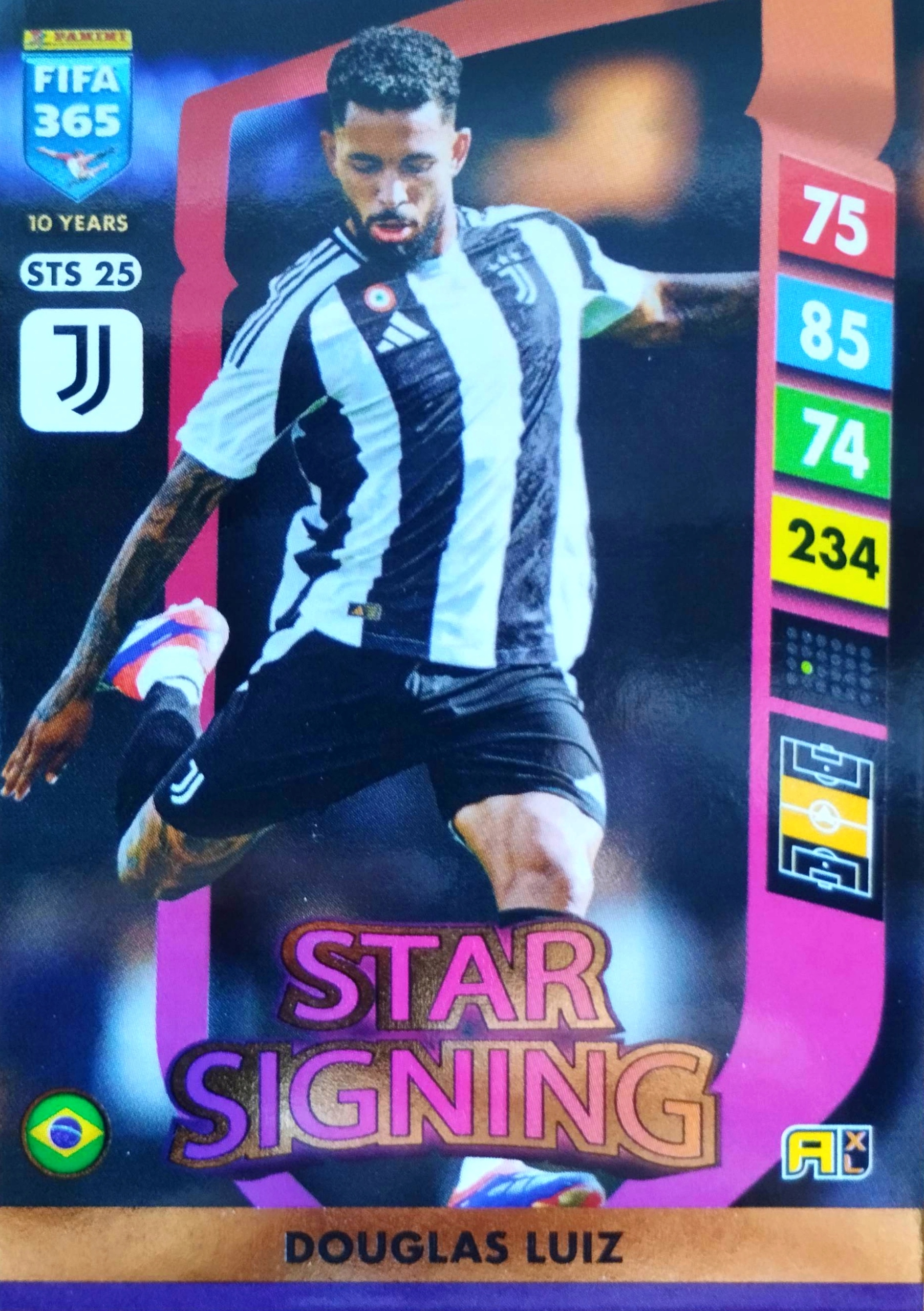 Panini Fifa 365 2025 Upgrade Star Signing Sts 25 Douglas Luiz Juventus