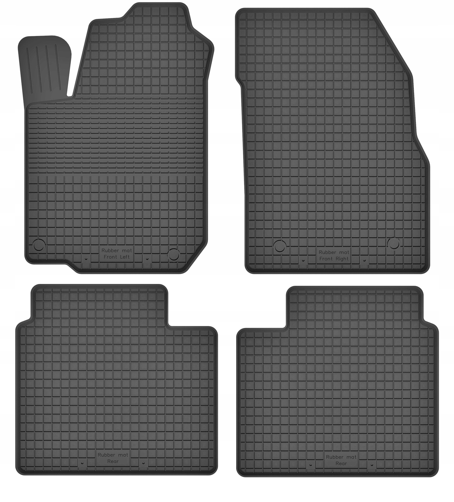 Dywaniki gumowe korytka do Avensis 3 III T27 09-18