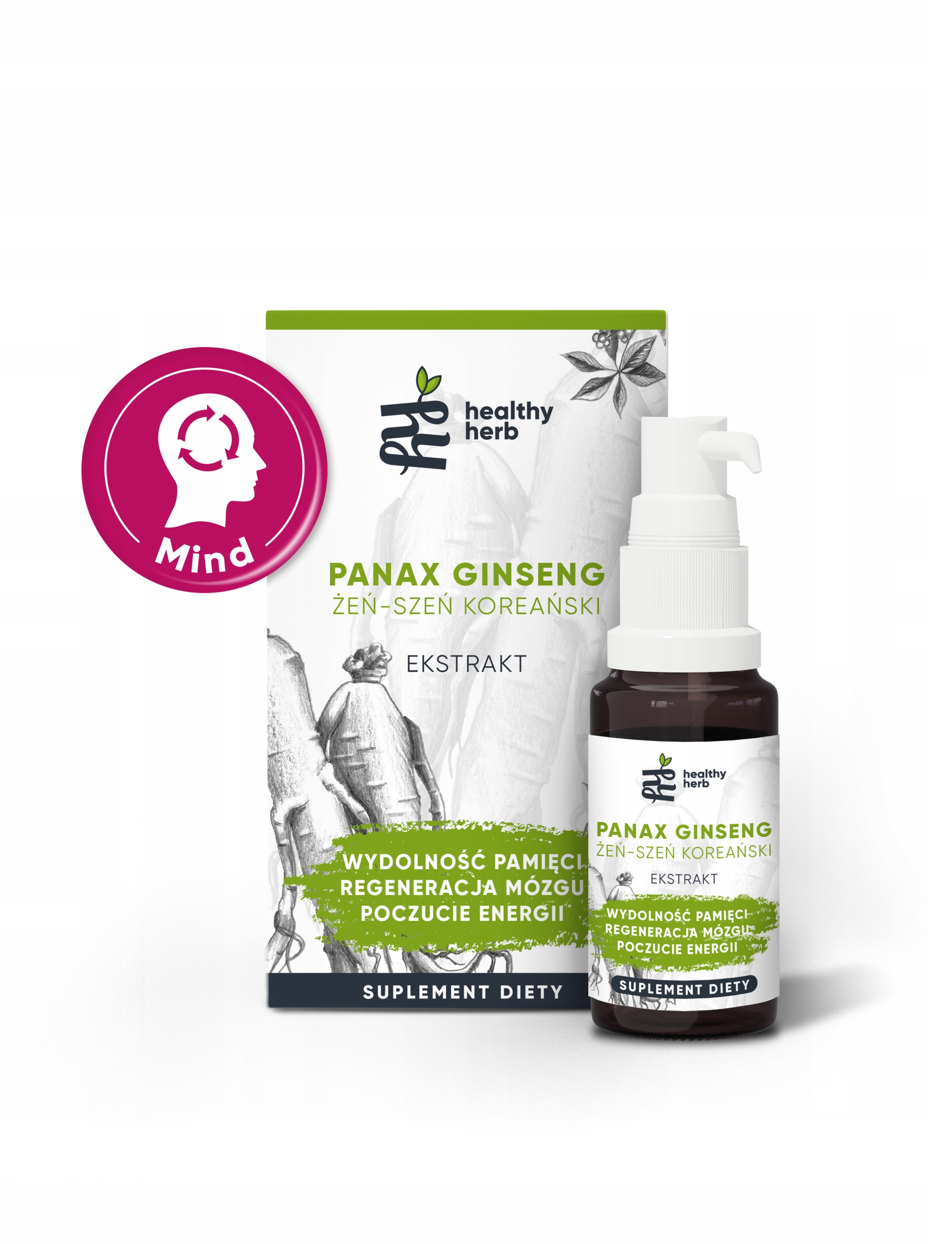 Panax Ginseng adaptogeny, Żeń-szeń Koreański ekstrakt