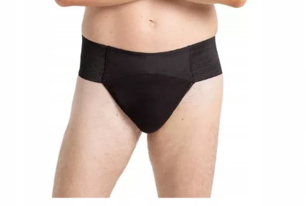 Capezio N5930 Pánský taneční pás Thong prošívaný černý M Slipy Na Tanec