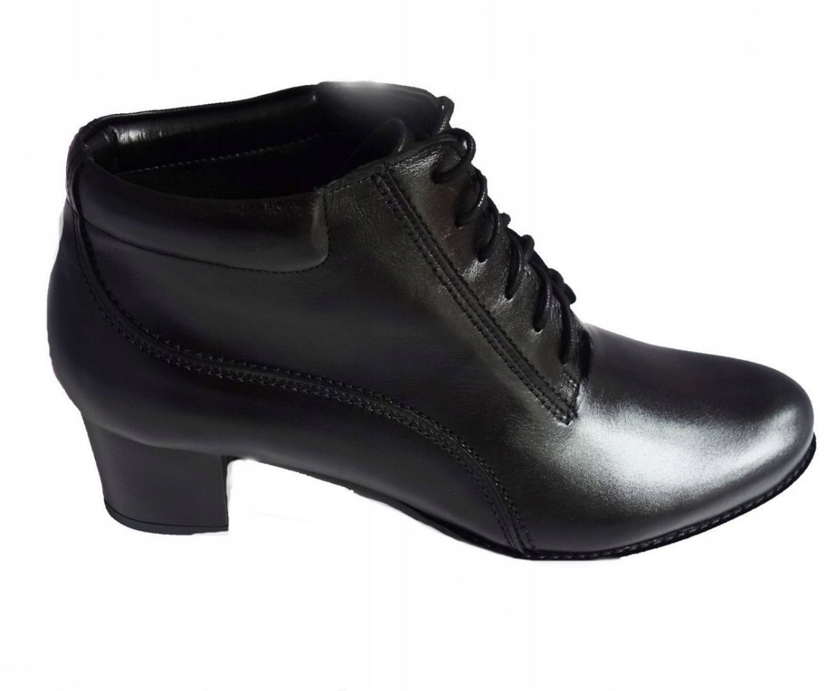 

Skórzane Botki Teg G i H Obcas 5,5 cm 45