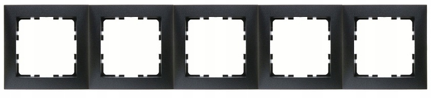 Berker Čtverec antracit rámeček x5
