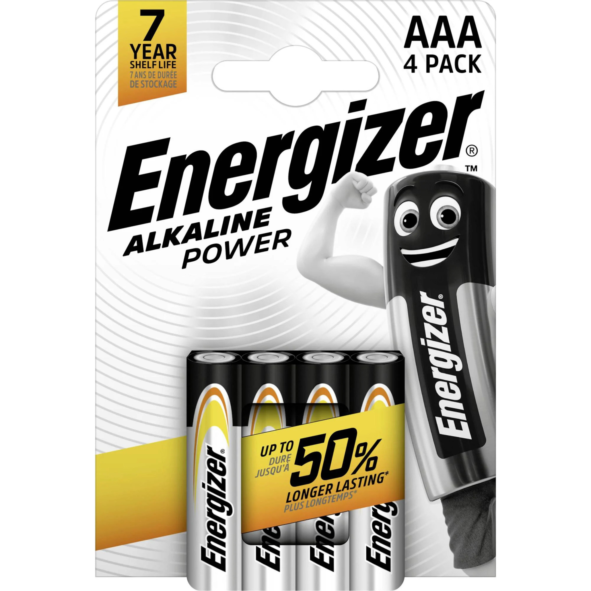 4x Bateria ENERGIZER Alkaline Power LR03 AAA R3 E92 1,5V