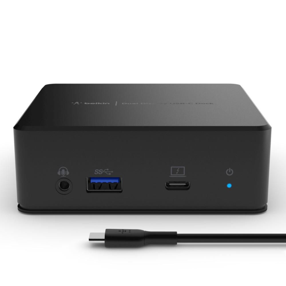Belkin USB-C Dual Display Docking Station INC002VFBK Czarny