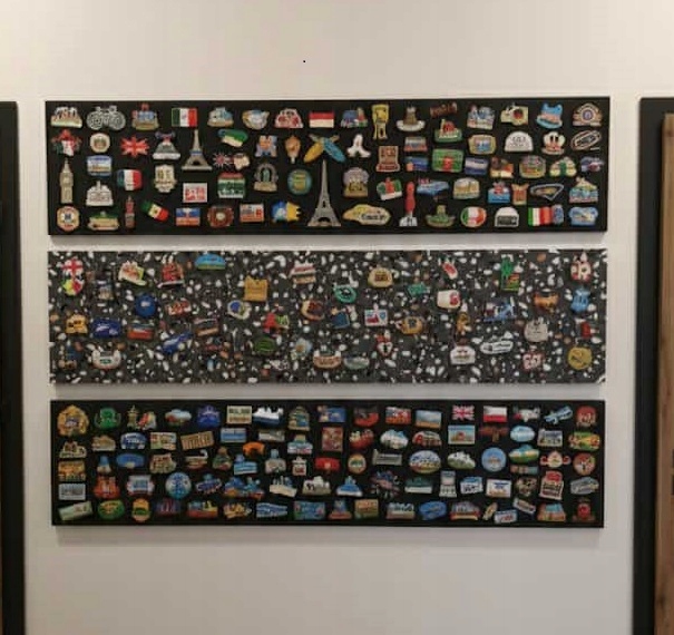 Na magnety Tabule kovová horizontální plechová Sada 3 kusů 120x30