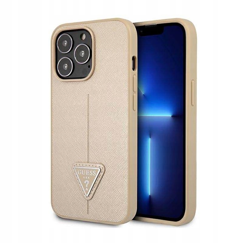 Zadní Kryt Guess Back pro Apple iPhone 14 Pro Max béžový
