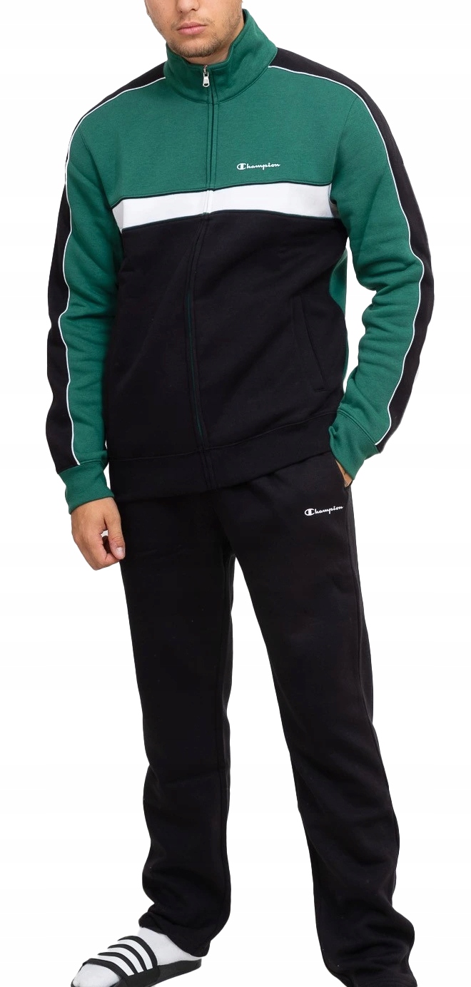 3329 Dres Champion Komplet Męski Bawełniany Rozpinany Bez Kaptura L