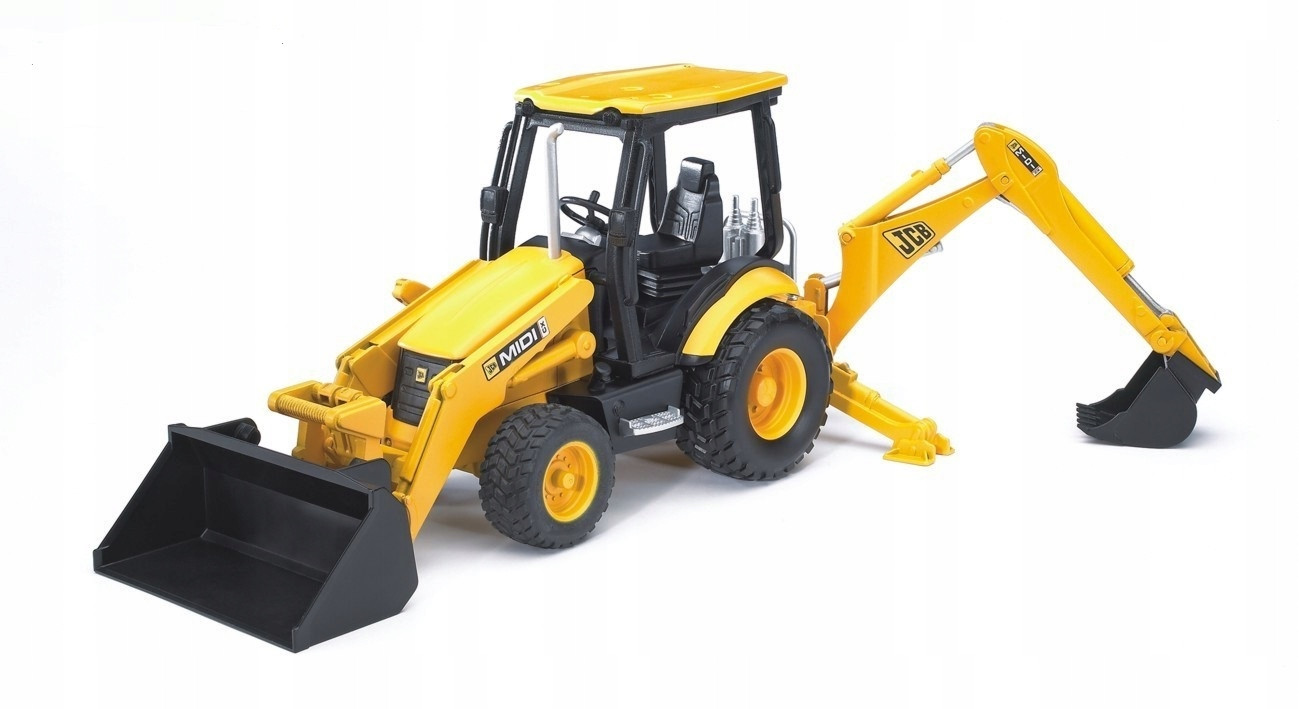Ładowarko-koparka Bruder JCB Midi CX żółta EAN (GTIN) 4001702024277