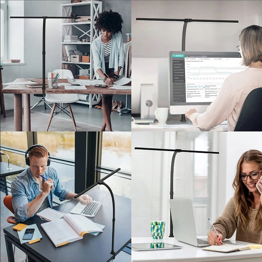 LAMPKA KREŚLARSKA LAMPA BIURKOWA LED PODWÓJNA MOCNA + ŁADOWARKA 24W Informacje dodatkowe regulacja natężenia światła