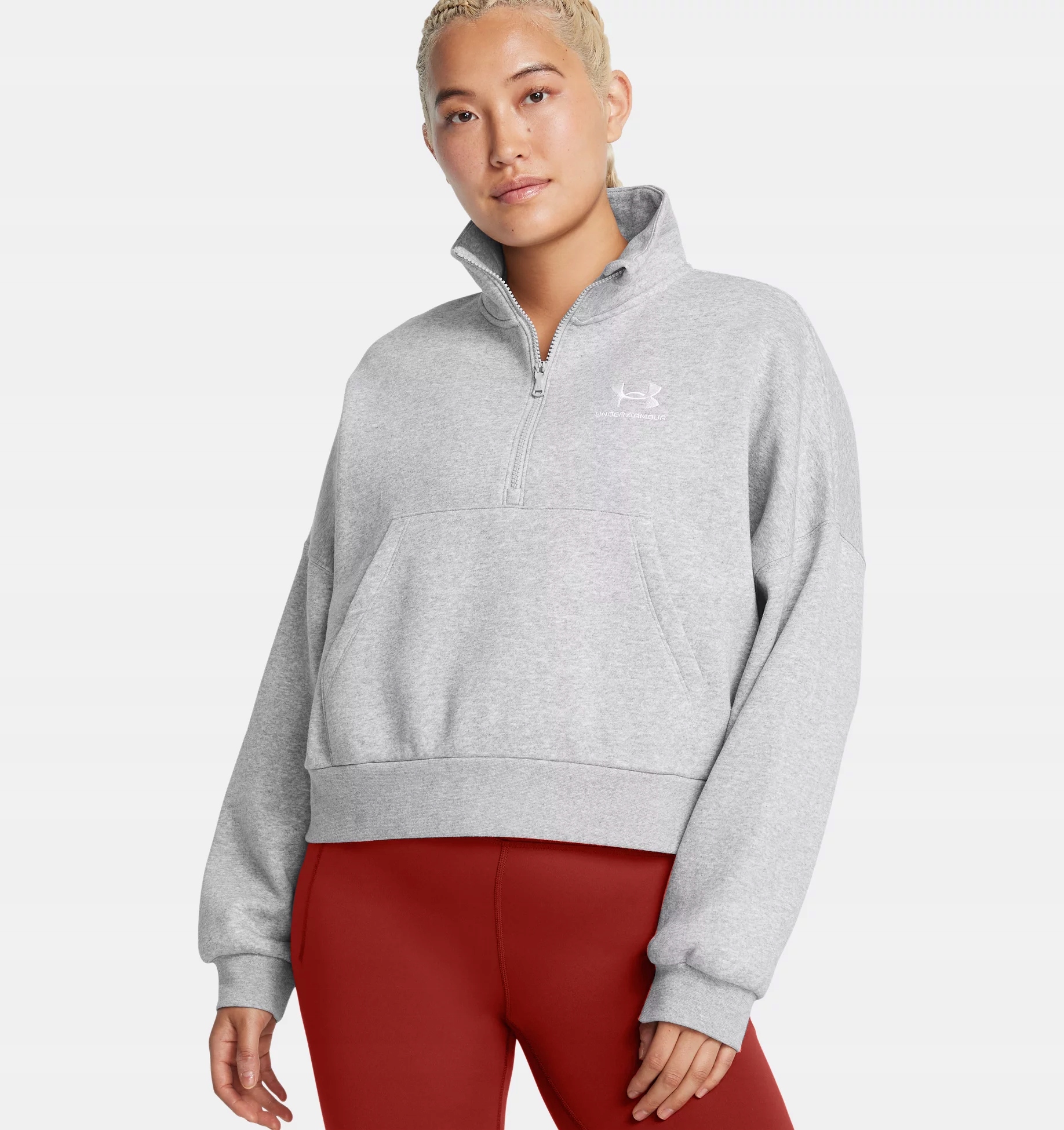 Mikina Under Armour Se Stojáčkem Rozepínatelná Do Poloviny Icon Fleece M
