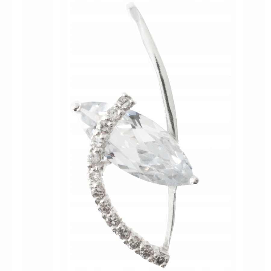 Stříbrný Přívěsek Slza S Křišťálem Swarovski 925