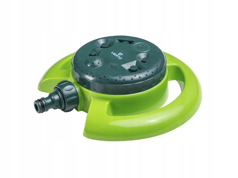 

Zraszacz ogrodowy Verto, 8- funcyjny, plastikowy