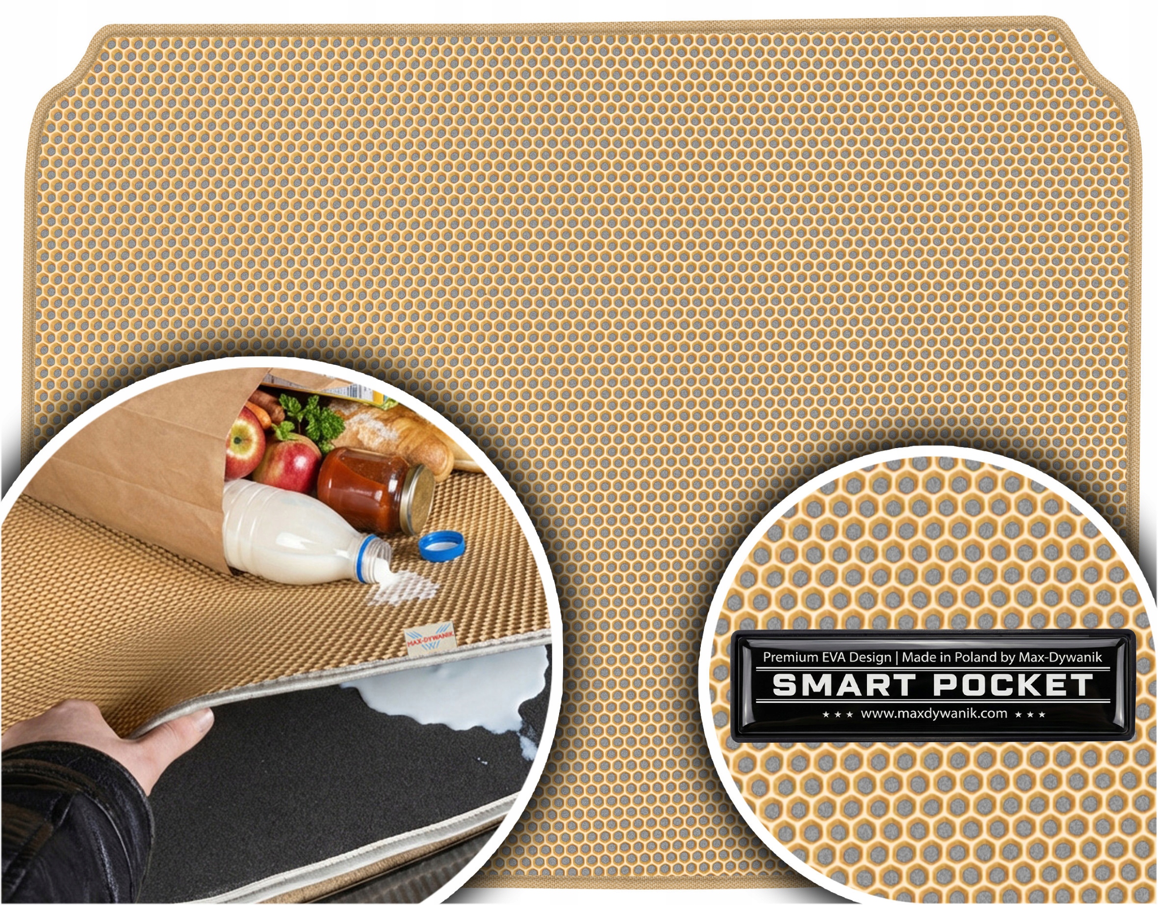 Citroen DS4 Hatchback 2011-2015 Vložka do batožinového priestoru Eva Smart Pocket Béžová