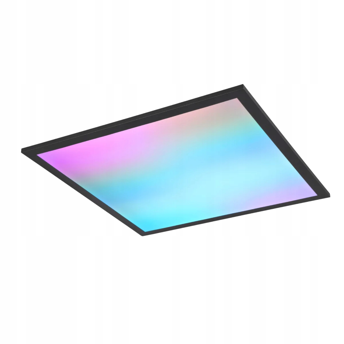Rl Stropné Svietidlo Štvorcový Led 18W čierny 44.5 cm s diaľkovým ovládaním Beta Rgb Ovládanie