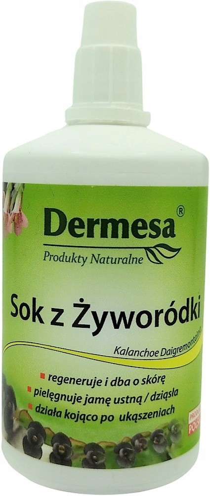 

Dermesa Żyworódka Pierzasta Sok Włosy Skóra 100ml