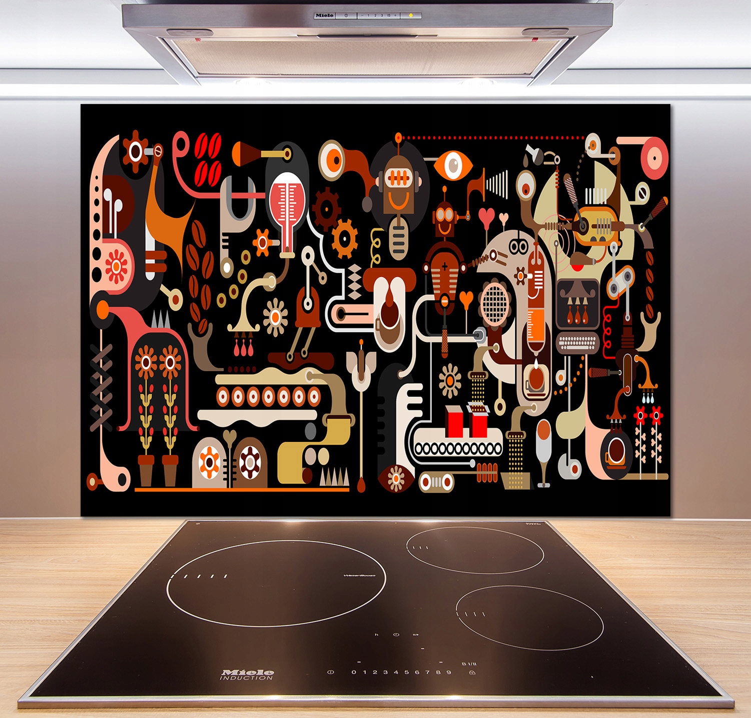 

Panel do kuchni Produkcja kawy 100x70 cm + Klej