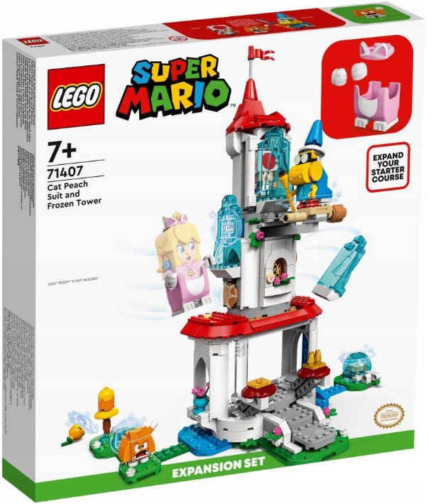 

Lego Mario 71407 Cat Peach I Lodowa Wieża