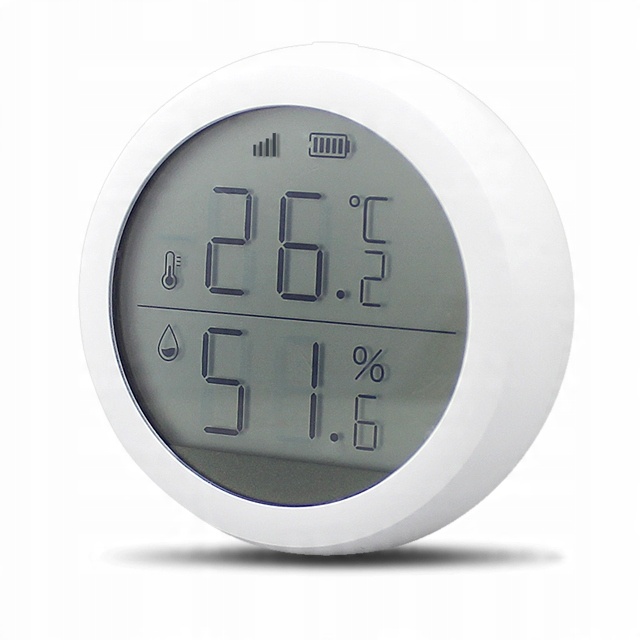 

Czujnik temperatury i wilgotności ZigBee LCD Tuya
