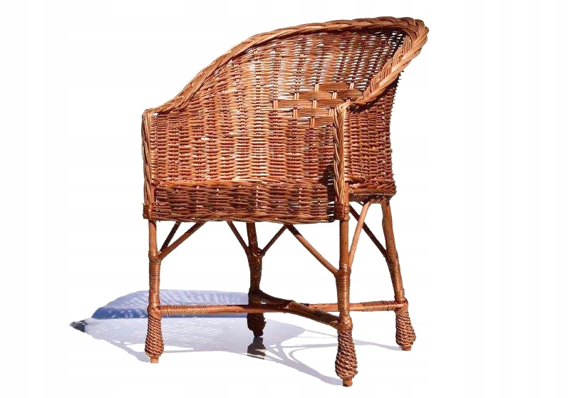 Fotel wiklinowy MEBLE OGRODOWE Krzesło WIKLINA Linia Fotele typu regan