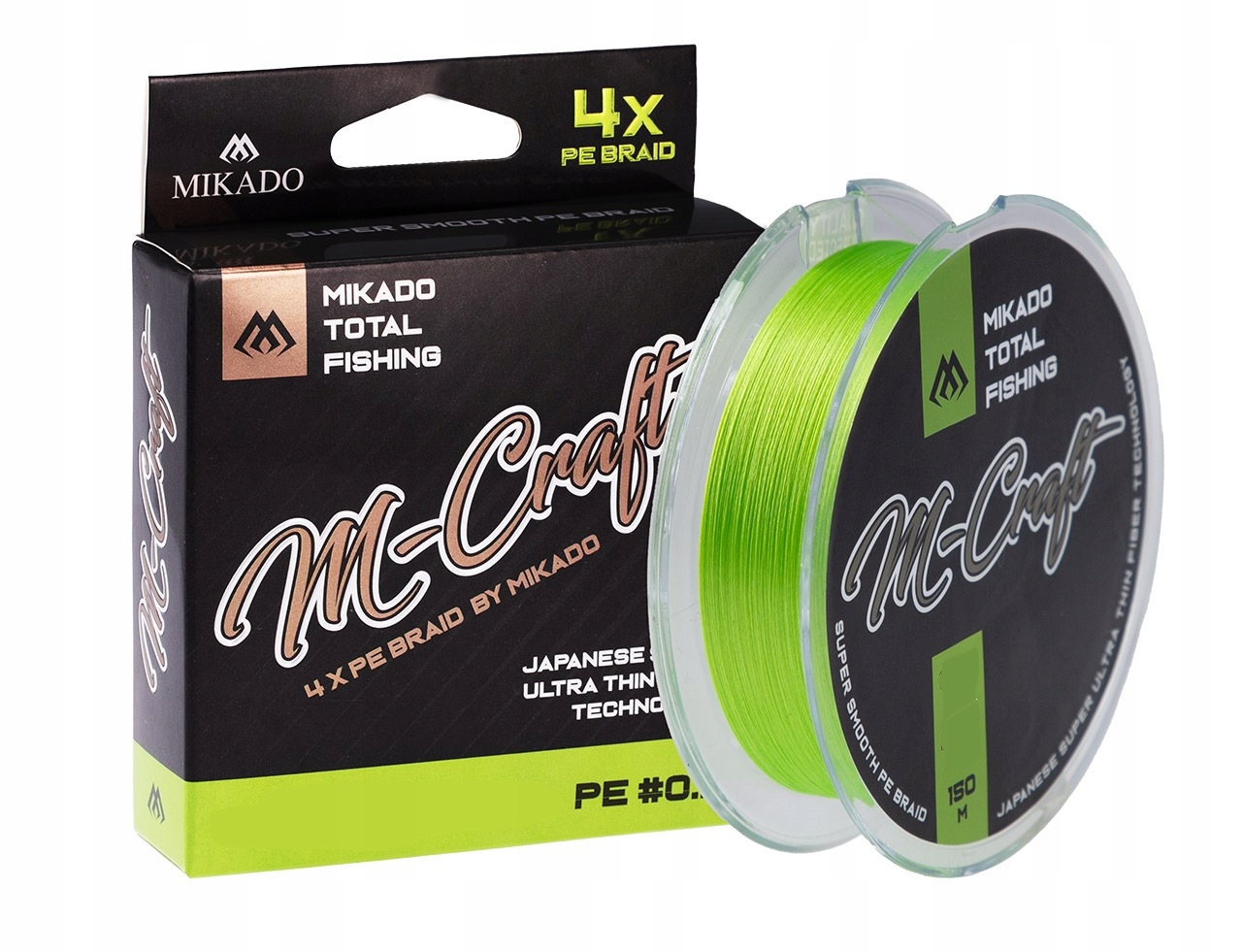 Plecionka Mikado M-Craft Braid 0.06mm 3.83kg 150m fluo