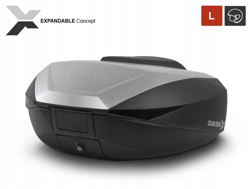 

Kufer motocyklowy Shad SH59X regulowany płyta