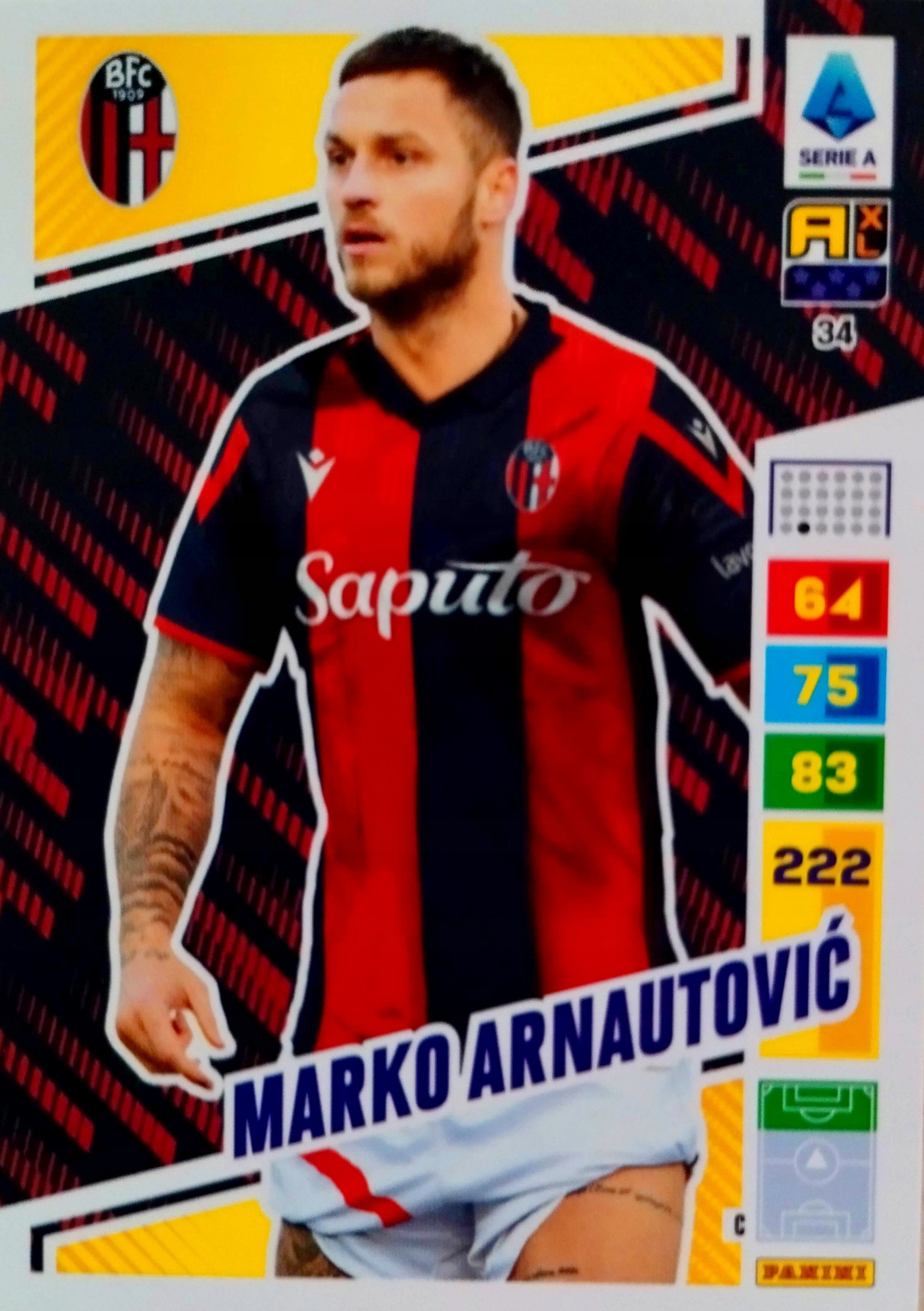 Panini Calciatori Liga Włoska 2023 2024 34 Marko Arnautovic Bologna