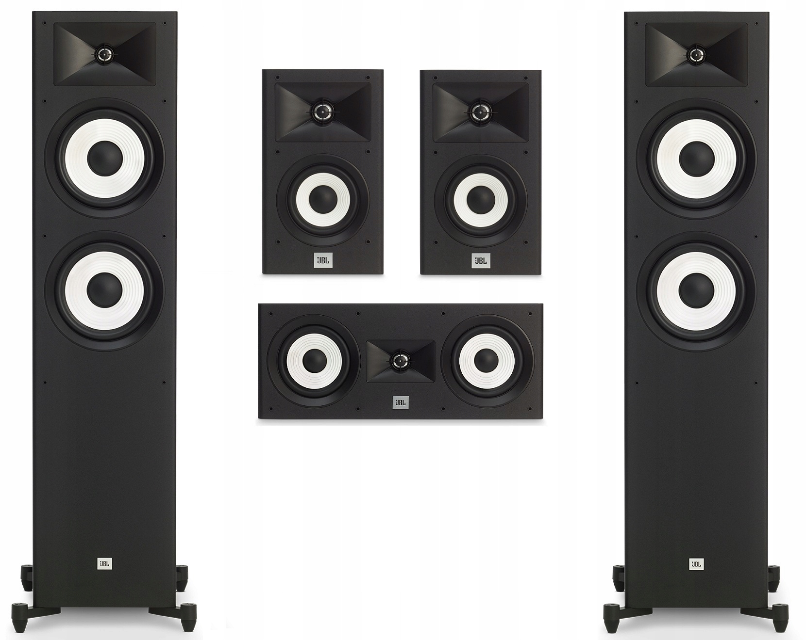 JBL STAGE A190 + A130 + A125C MOCNY I NAJLEPSZY ZESTAW KINA DOMOWEGO 5.0