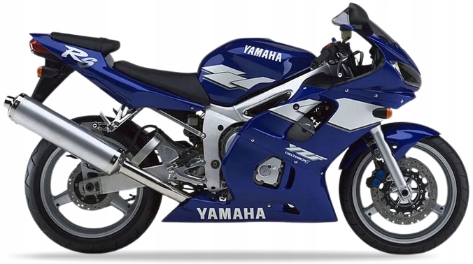 Samolepky Na Motocykl Juula Pro Yamaha Yzf R6 1999 Modré C RJ03